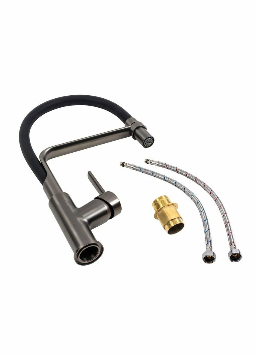 Кухонний змішувач BQ566 гнучкий PVD Valeso (342069765)