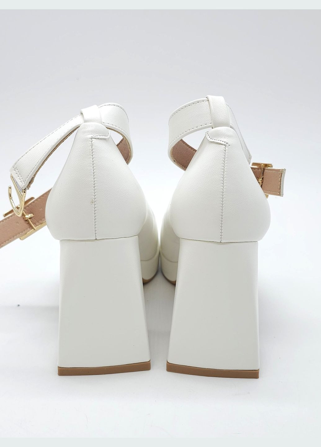Женские туфли белые экокожа MD-16-30 23,5 см (р) Mei De Li