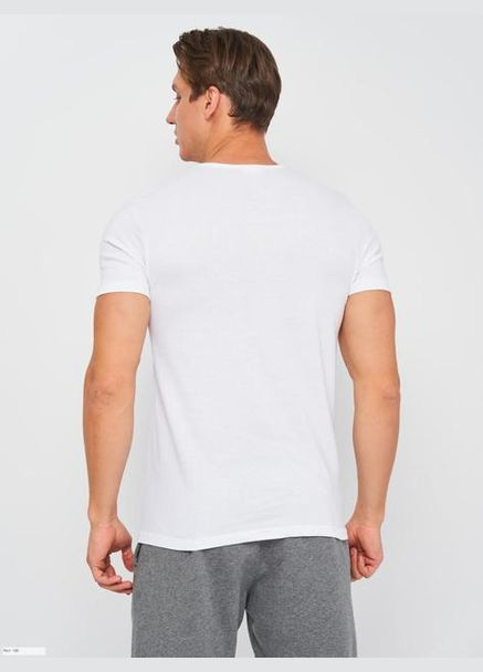 Біла футболка t-shirt mezza manica girocollo білий Kappa