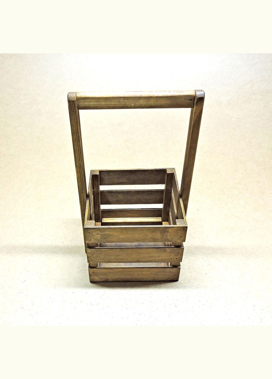 Подарочная корзинка из дерева Шервуд 18х18 капучино (ПДК-0021309) No Brand (328910819)