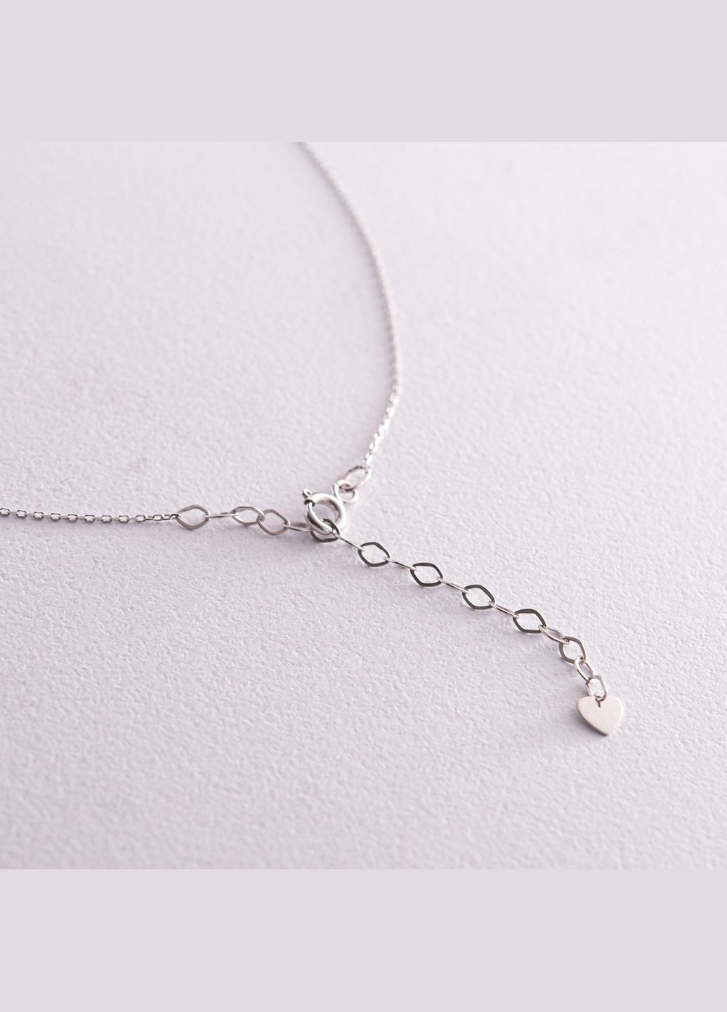 Двойное золотое колье Молния и сердечко кол02314 45 Oniks (264393096)