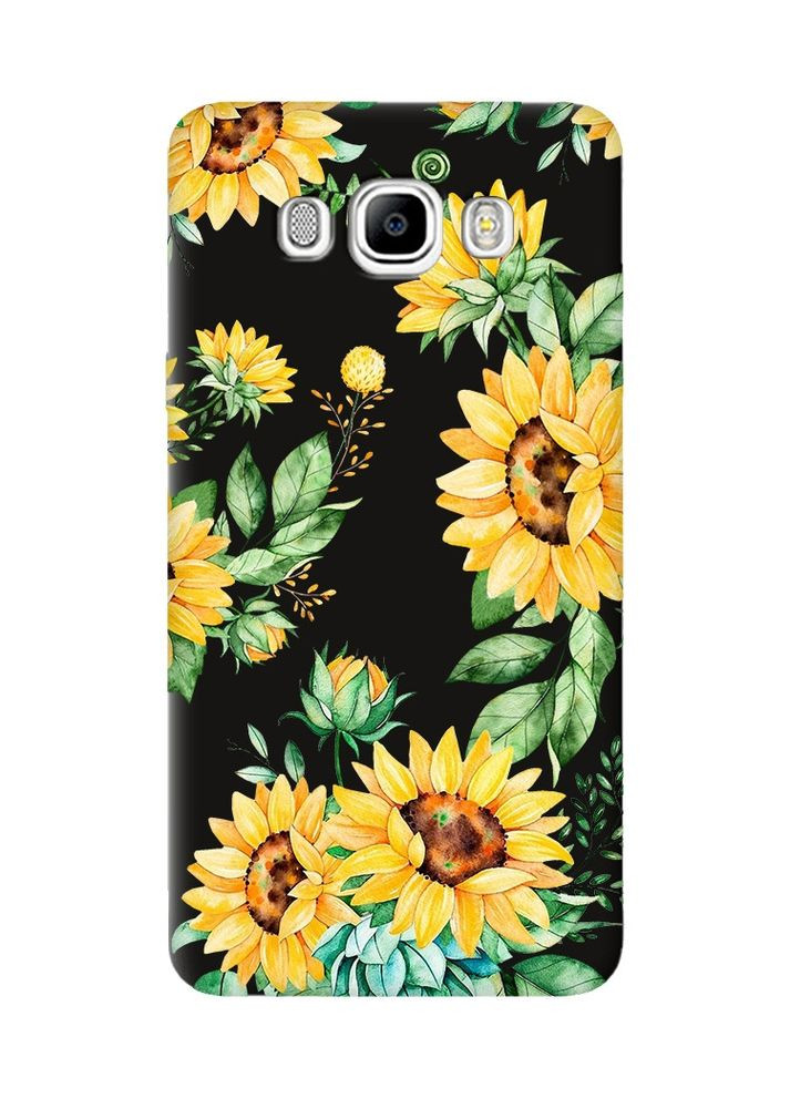 Матовый чехол на Samsung Galaxy J7(2016) J710:: Подсолнухи (принт 288) Creative (360683259)