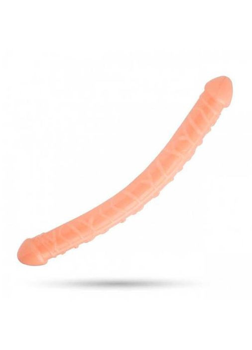 Тілесний lвосторонній фалоімітатор "Double Dong" - 31,5*3,5 см No Brand (368892013)
