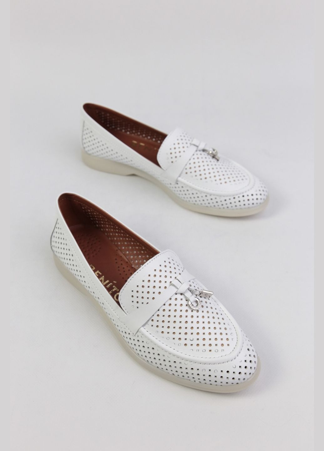 Benito Туфлі білий з натуральна шкіра, туреччина — демісезон (324444493)