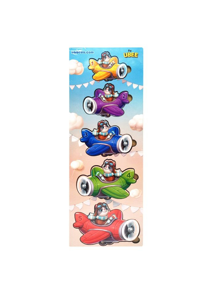 Деревянный детский сортер "Самолеты больше - меньше" (ПСД299) PSD299 Ubumblebees (343964881)