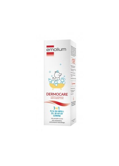 Пена для ванны, гель для умывания, шампунь, EMOLIUM DERMOCARE 3в1, 400 мл No Brand (368851164)