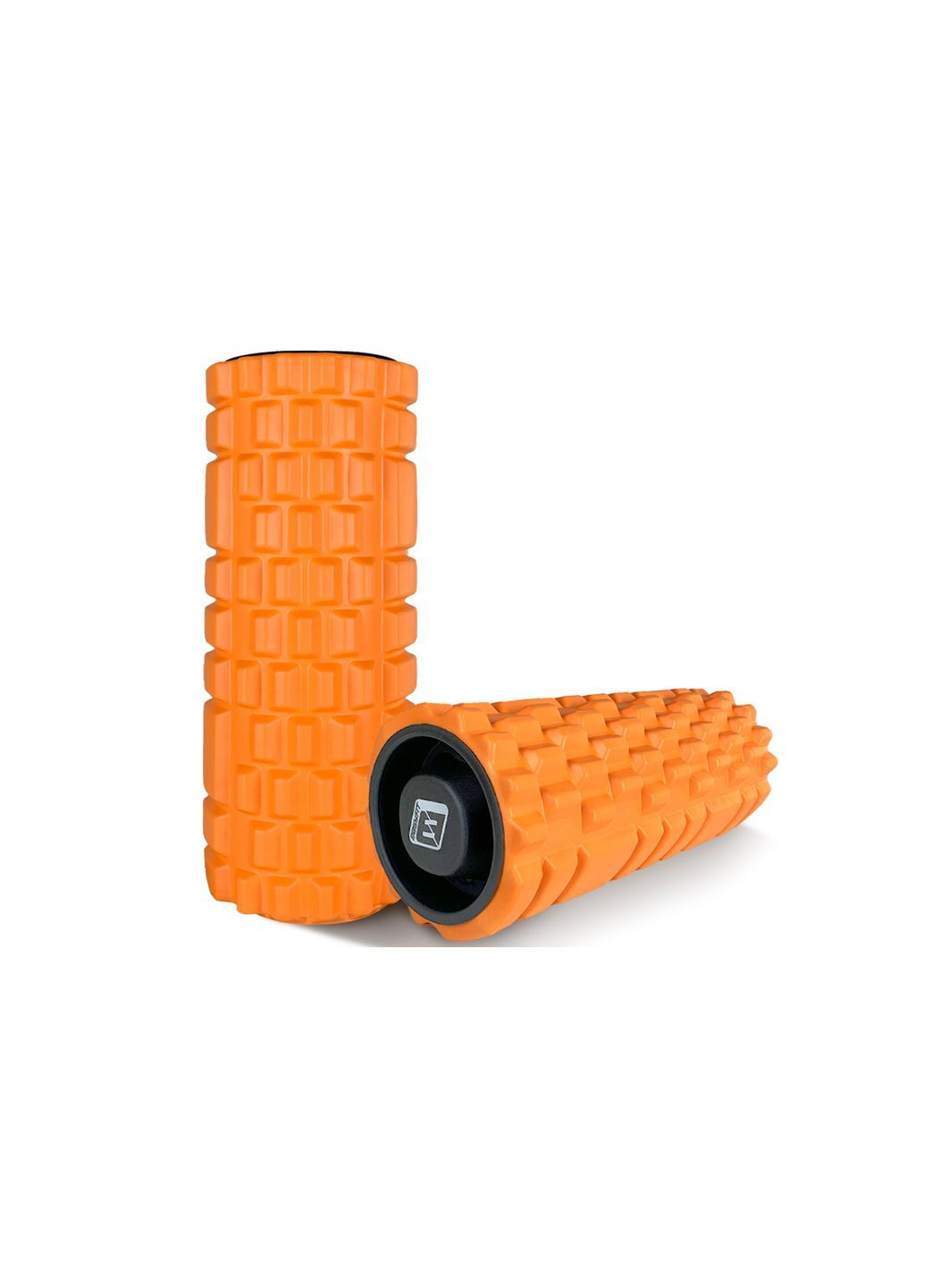 Массажный ролик Grid Roller 33 см v.1.1 прочный массажер (оранжевый) EasyFit (365703935)