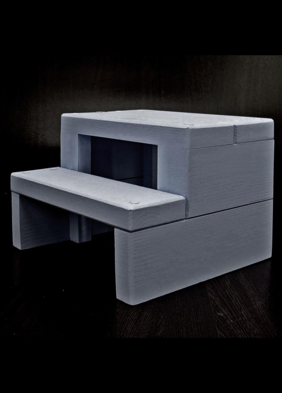 Скамейка-ступенька из дерева Гудзон маренго (ССТ-000319) No Brand (327865890)