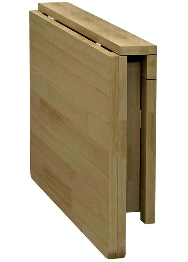 Настенный складной столик из дерева Танаро 50х80 сиена (ОТК-800205) No Brand (328076866)