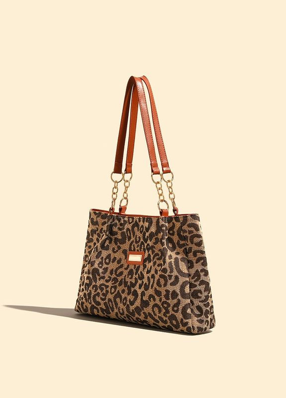Сумка жіноча містка леопардовий принт Louie Italian Bags (293083660)