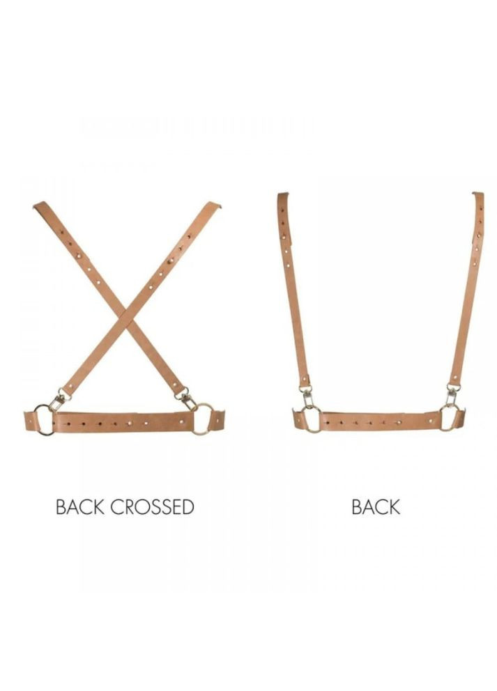 Портупея на груди MAZE Bijoux Indiscrets бежева, OS No Brand (303892037)