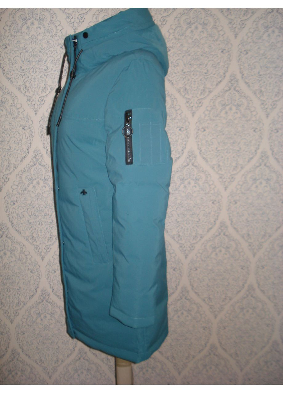 Зелена демісезонна куртка жіноча зимова 8831 Athena