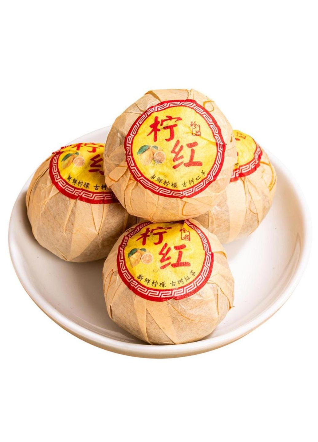 Чай чорний Чаєман, Шу Пуер у мандарині (Номер 40), Набір 10 шт No Brand (336385936)