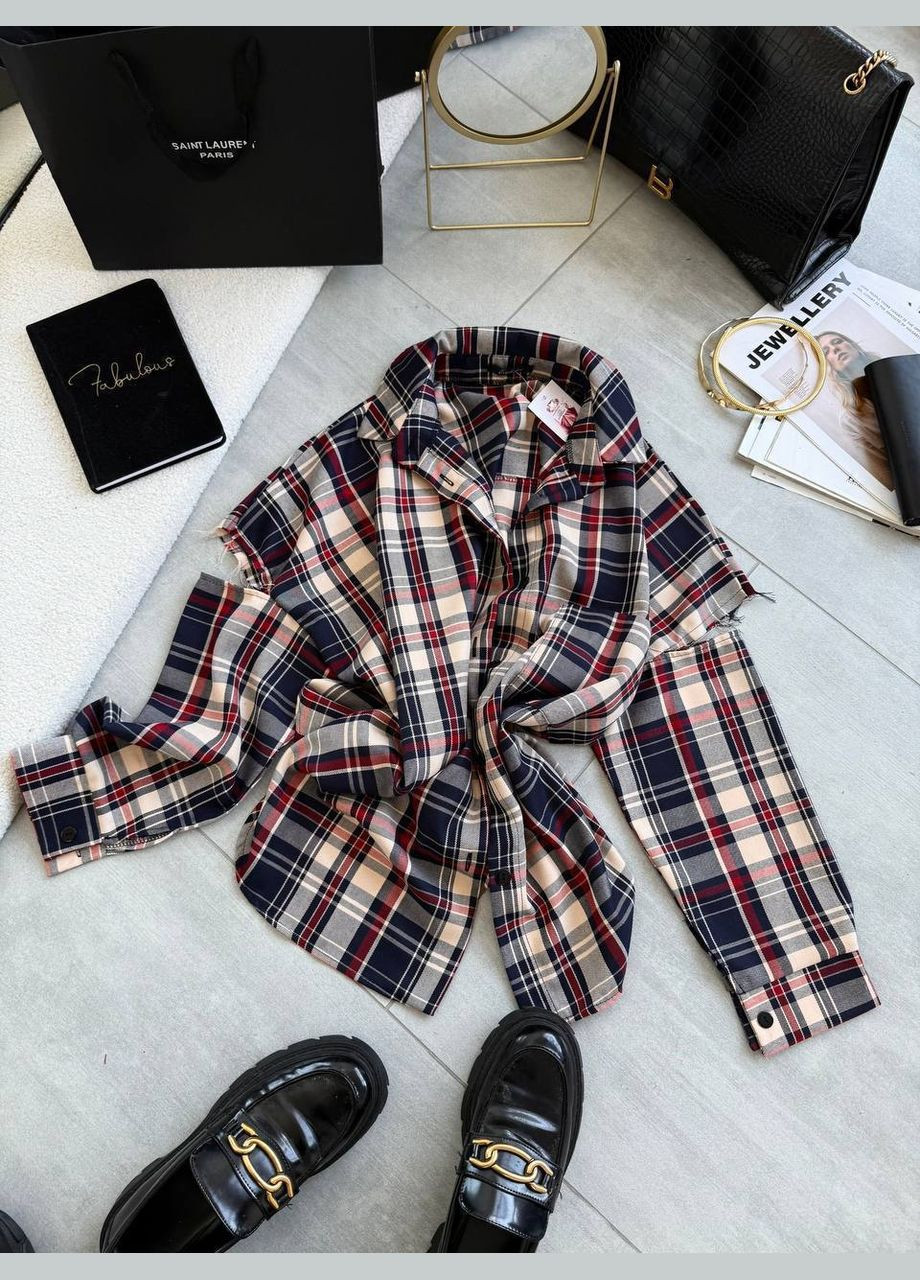 Синяя рубашка No Brand