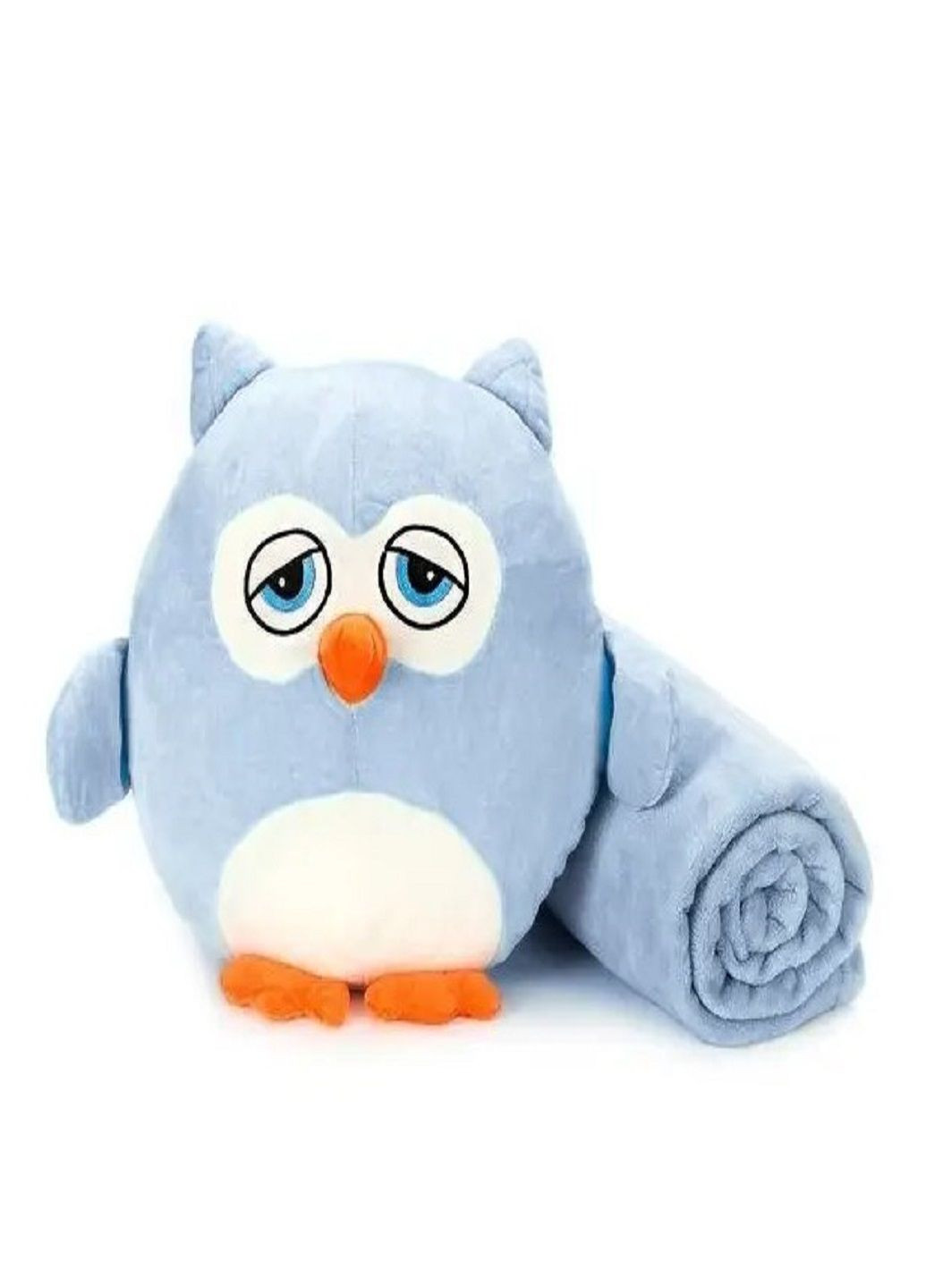 М'яка іграшка подушка з пледом Сова Мрія блакитна VTech (303700101)