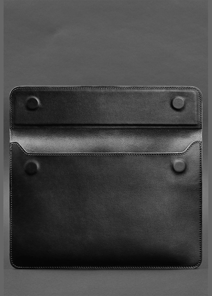 Кожаный чехол-конверт на магнитах для MacBook 15-16 дюйм Черный (A-027543) BlankNote (329899483)