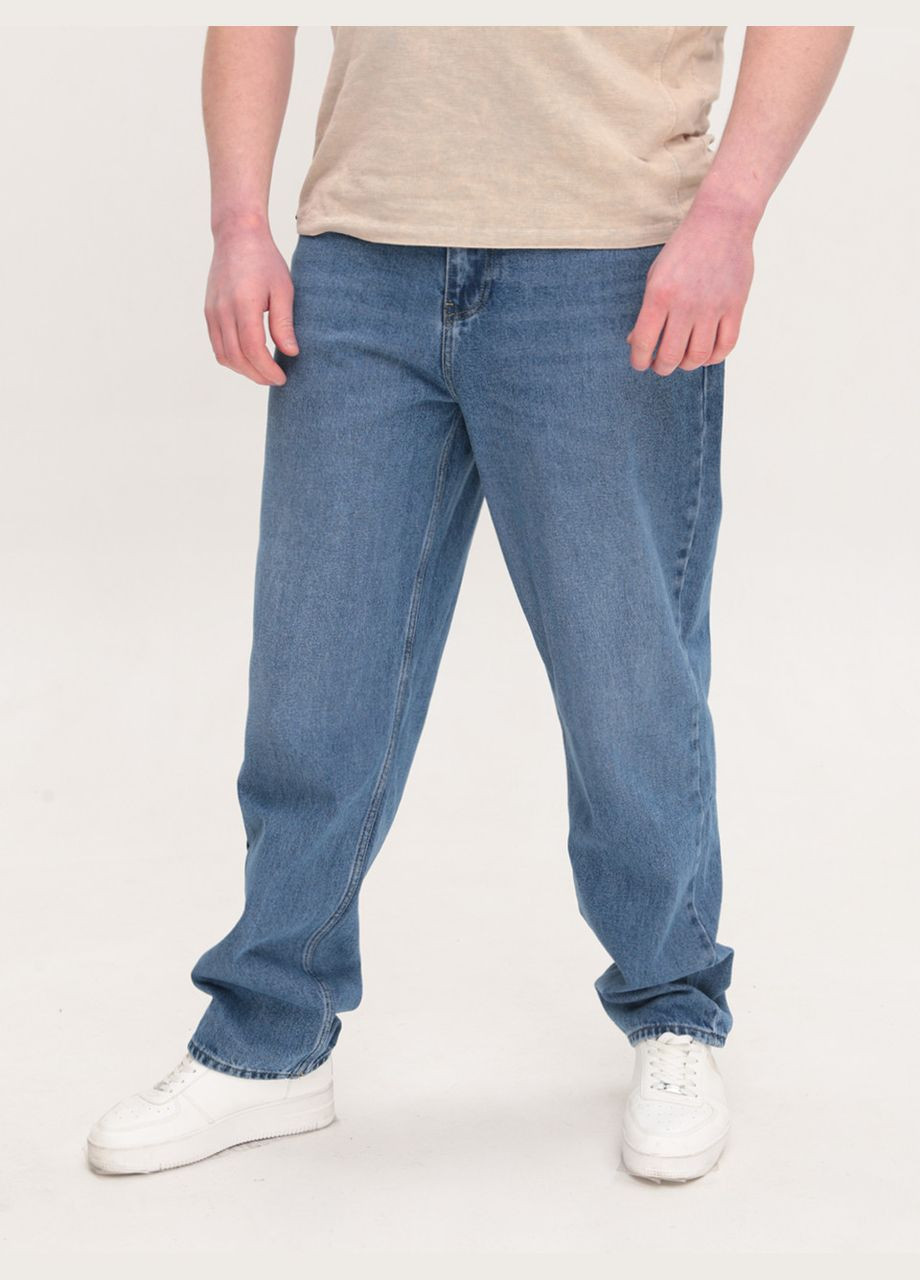Джинси чоловічі сині МОМ з високою посадкою JEANSclub MOM (322999584)