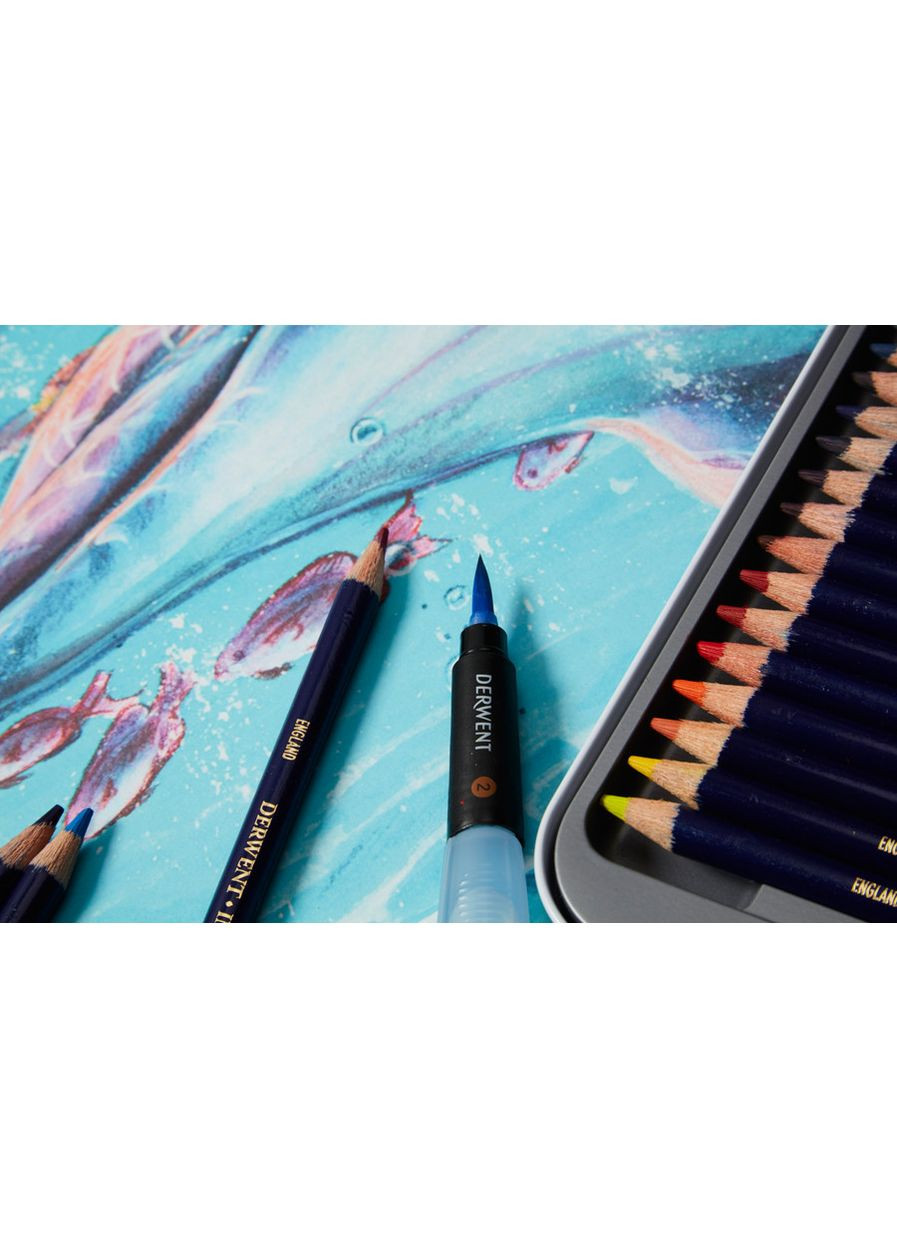 Чернильные карандаши Inktense 24цв Derwent (362581609)