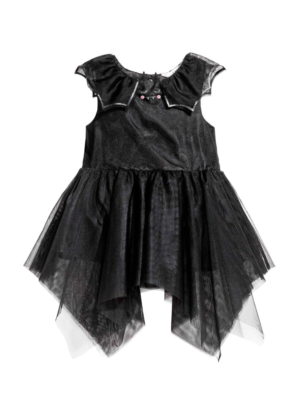 Чёрное вечернее платье,черный с принтом, H&M (278278720)