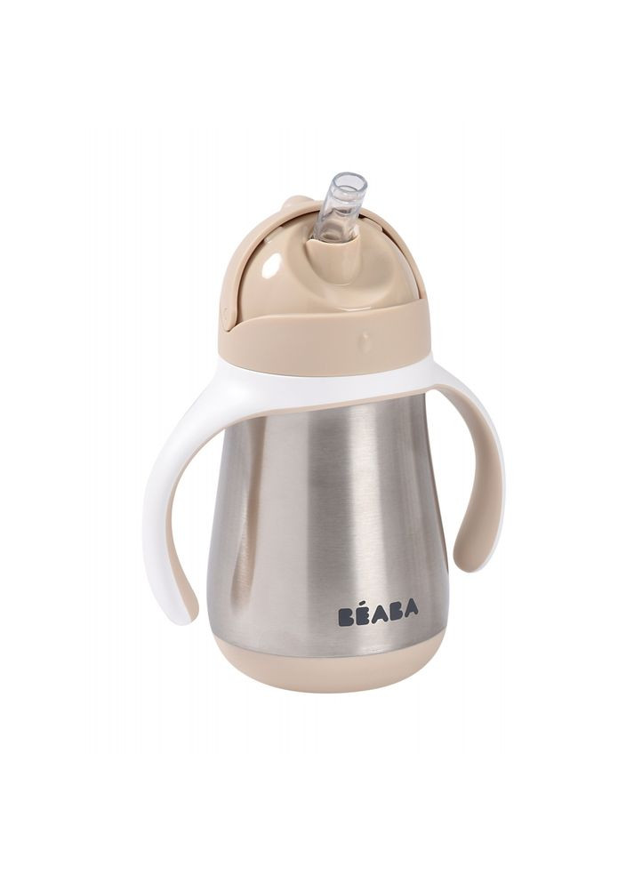 Поїльник з трубочкою металевий 250 мл, арт. 913633 Beaba (370271557)