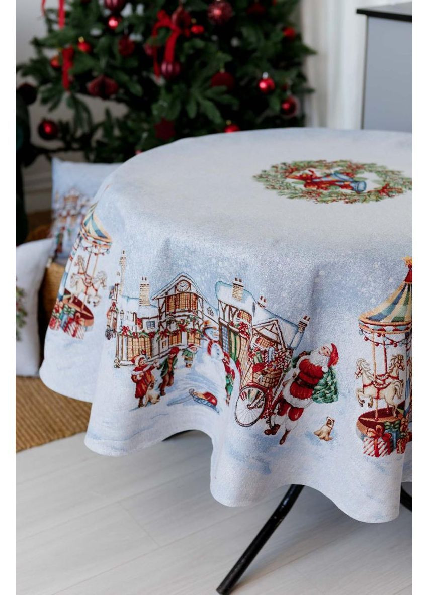 Скатерть гобеленовая CAROUSEL Dх180 см Прованс (367261786)