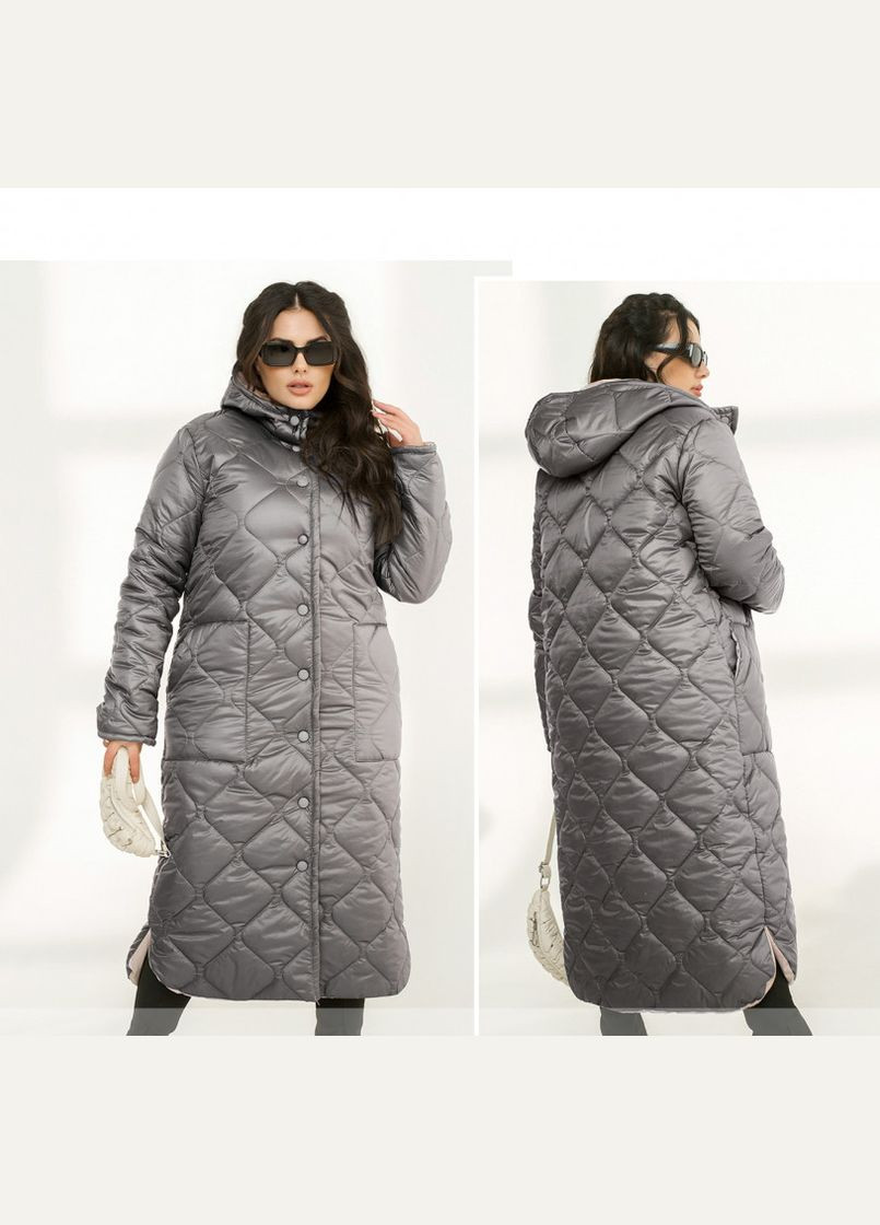 Сіра демісезонна куртка Liton