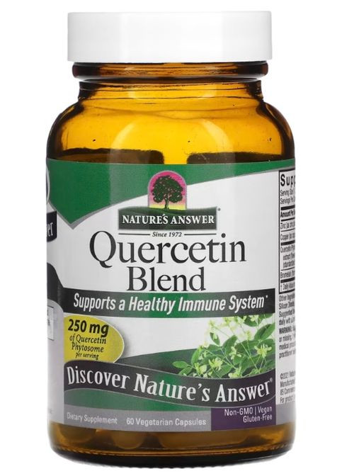 Quercetin Blend 250 mg 60 Veg Caps Nature's Answer (301006196)