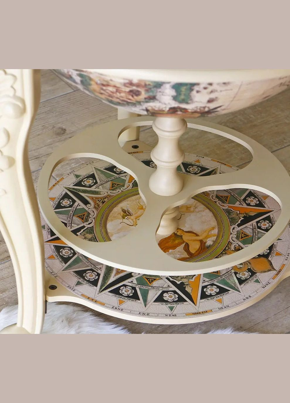 Глобус бар в кабинет карта мира подарок начальнику директору руководителю | Диаметр сферы 45 см Handmade 45045W-M (345646770)