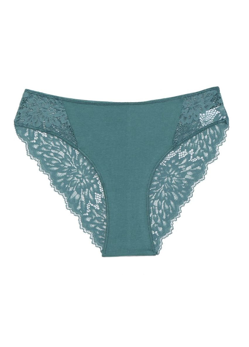 Набор женских хлопковых трусиков-слипов с кружевом, 5 шт, комфортная посадка, мягкий хлопок, базовые цвета, р. S-XL No Brand (330643852)