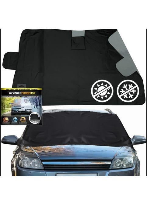 Чехол против инея защита зима-лето на лобовое стекло 360 (160х120 см) накидка на лобовое стекло от снега No Brand (313288078)