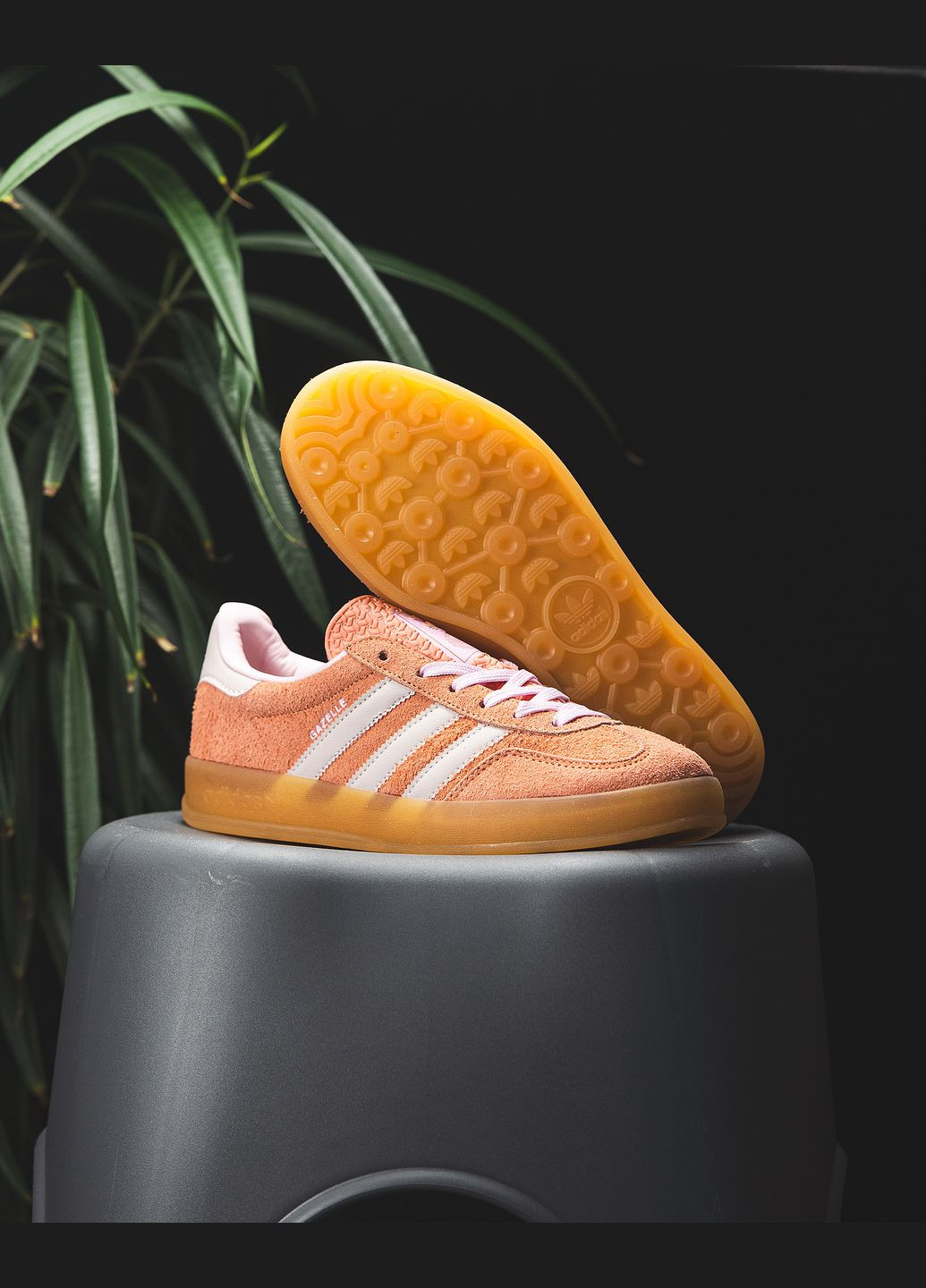 Кроссовки женские Adidas Gazelle beige | Адидас Газель бежевые No Brand бежевые демисезоны (315482995)