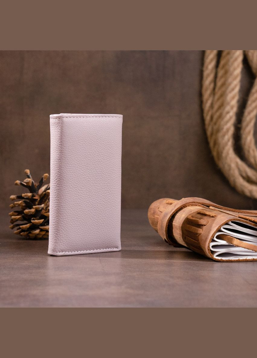 Ключница-кошелек женский на кнопках для 6 ключей с отделением для монет лиловый (sku_19223) No Brand (328218352)