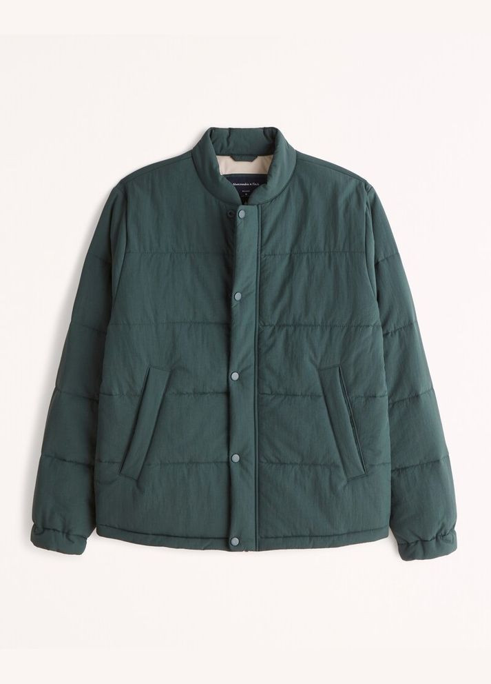 Зеленая демисезонная куртка af9429m Abercrombie & Fitch
