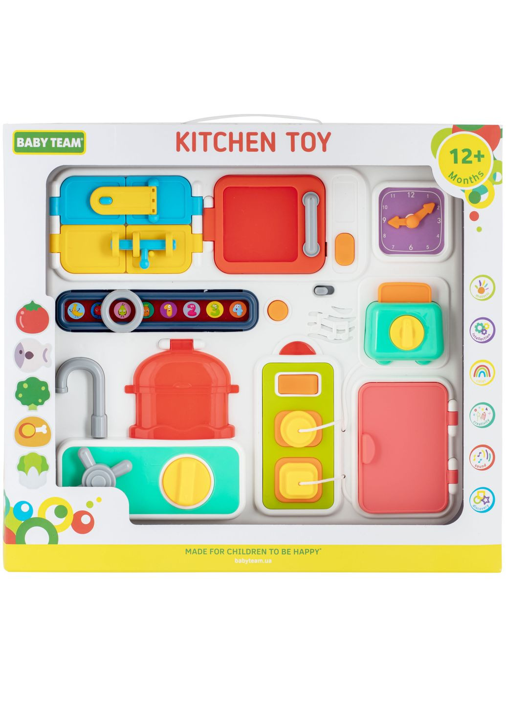 Развивающая игрушка-бизиборд Кухня () Baby Team 8670 (328395899)
