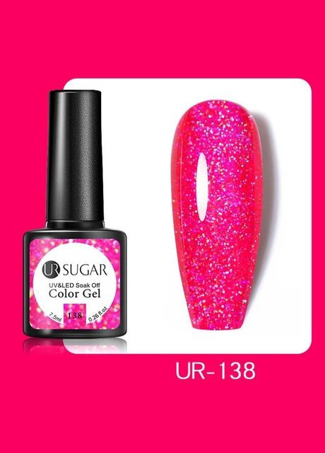 Гельлак для нігтів UR Soak-Off UV/LED Color Gel 7.5 мл Sugar (288136670)