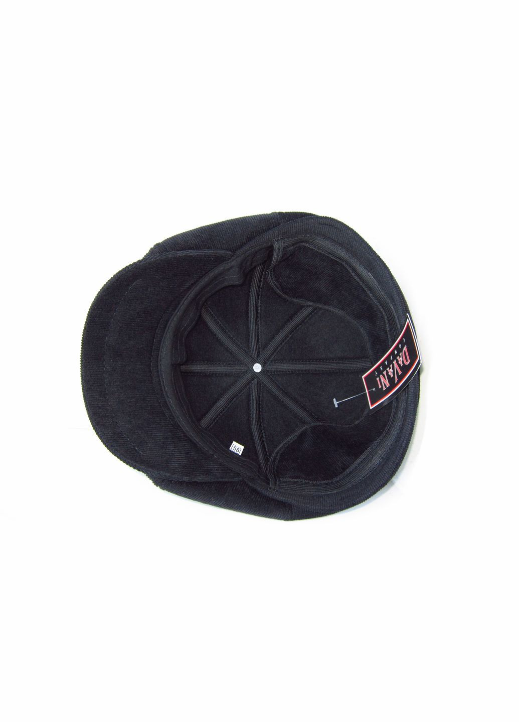 Чоловіча кепка восьмиклинка вельветова з вушками DAVANI 00132 No Brand кепка восьмиклінка (304985095)