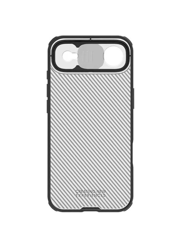 Карбоновая накладка CamShield Pro для Apple iPhone 17 Air (6.5") Transparent black Nillkin (366833070)