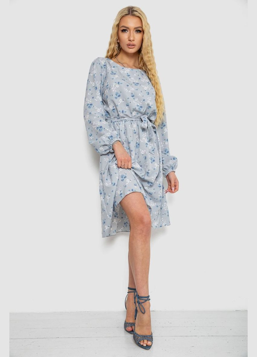 Сіра кежуал сукня з принтом софт Ager