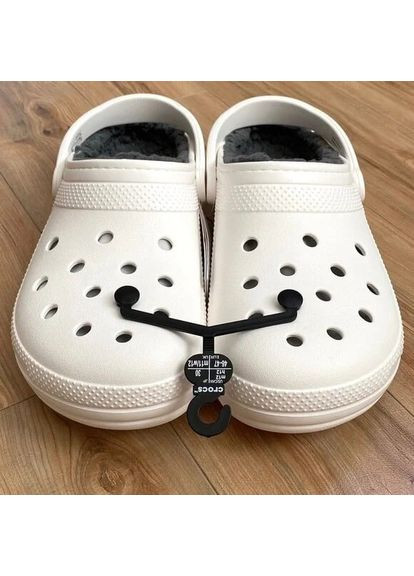 Жіночі крокси утеплені Сині Classic Clogs Navy Crocs Lined (349724284)