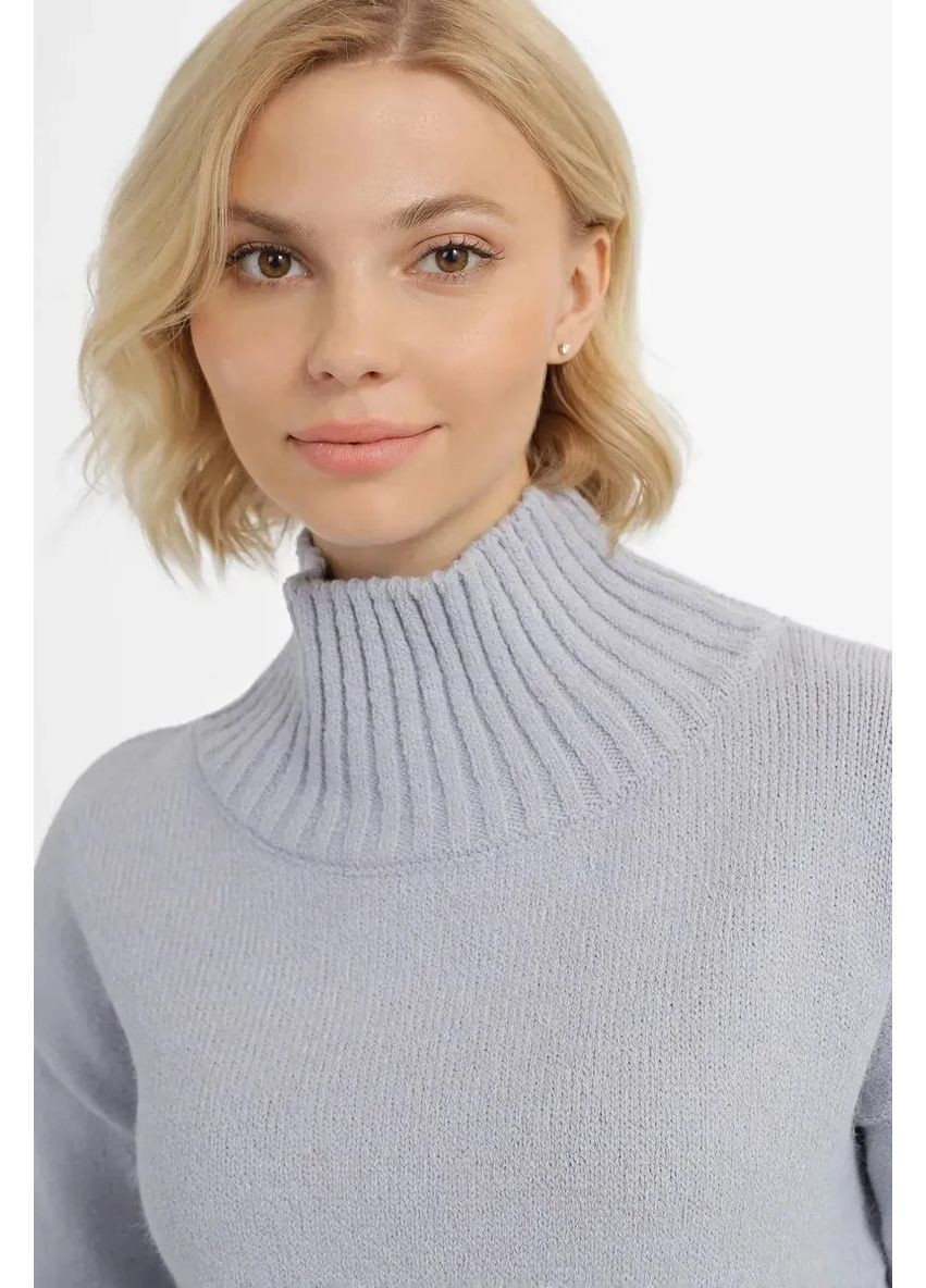 Светло-серый демисезонный свитер sw863 42-44 светло-серый Sewel