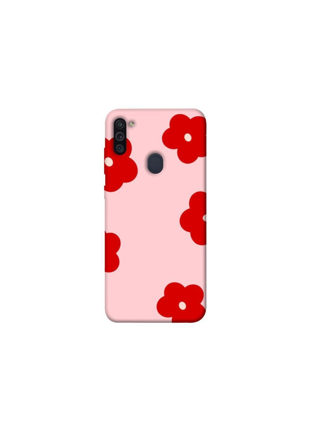 Чехол на Samsung Galaxy M11 Flowers Frontalka (365834610)