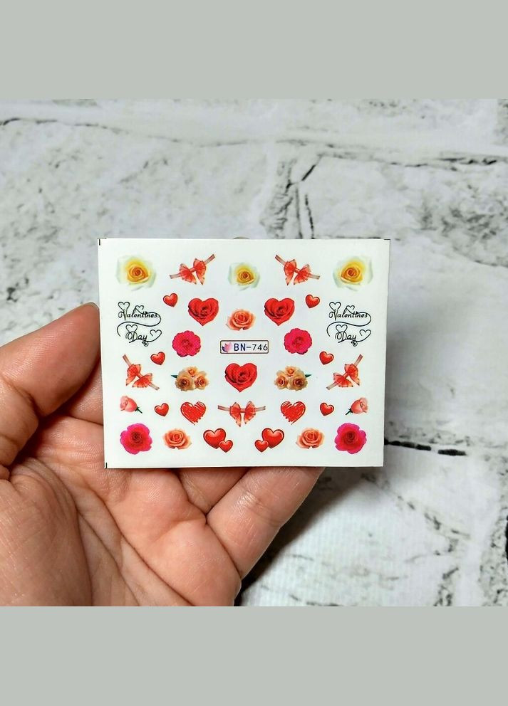 Слайдеры для ногтей наклейки Цветы No Brand (330644157)