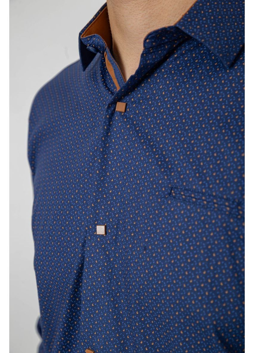 Синяя рубашка Ager