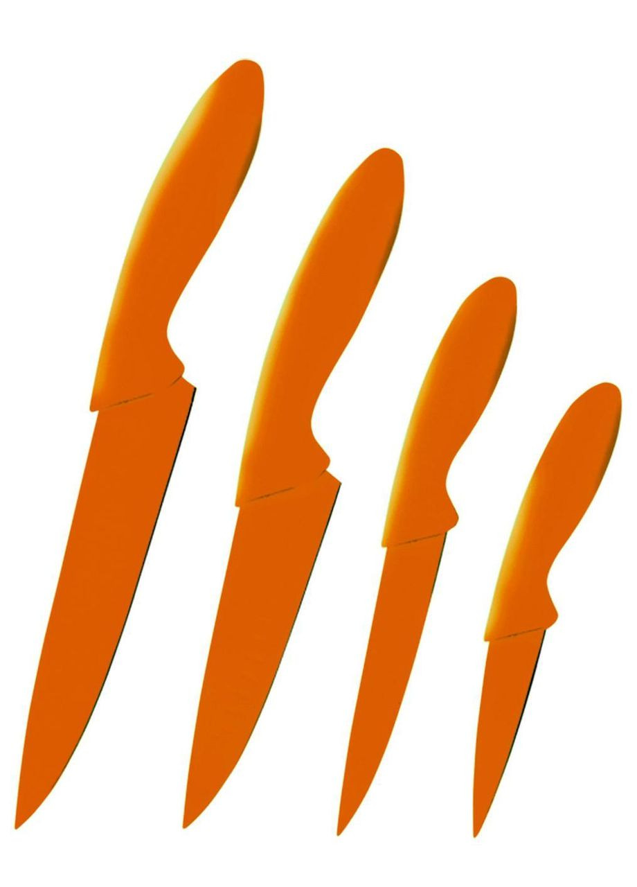 Набір ножів 4 предмети (CL-3104) Calve помаранчевий,