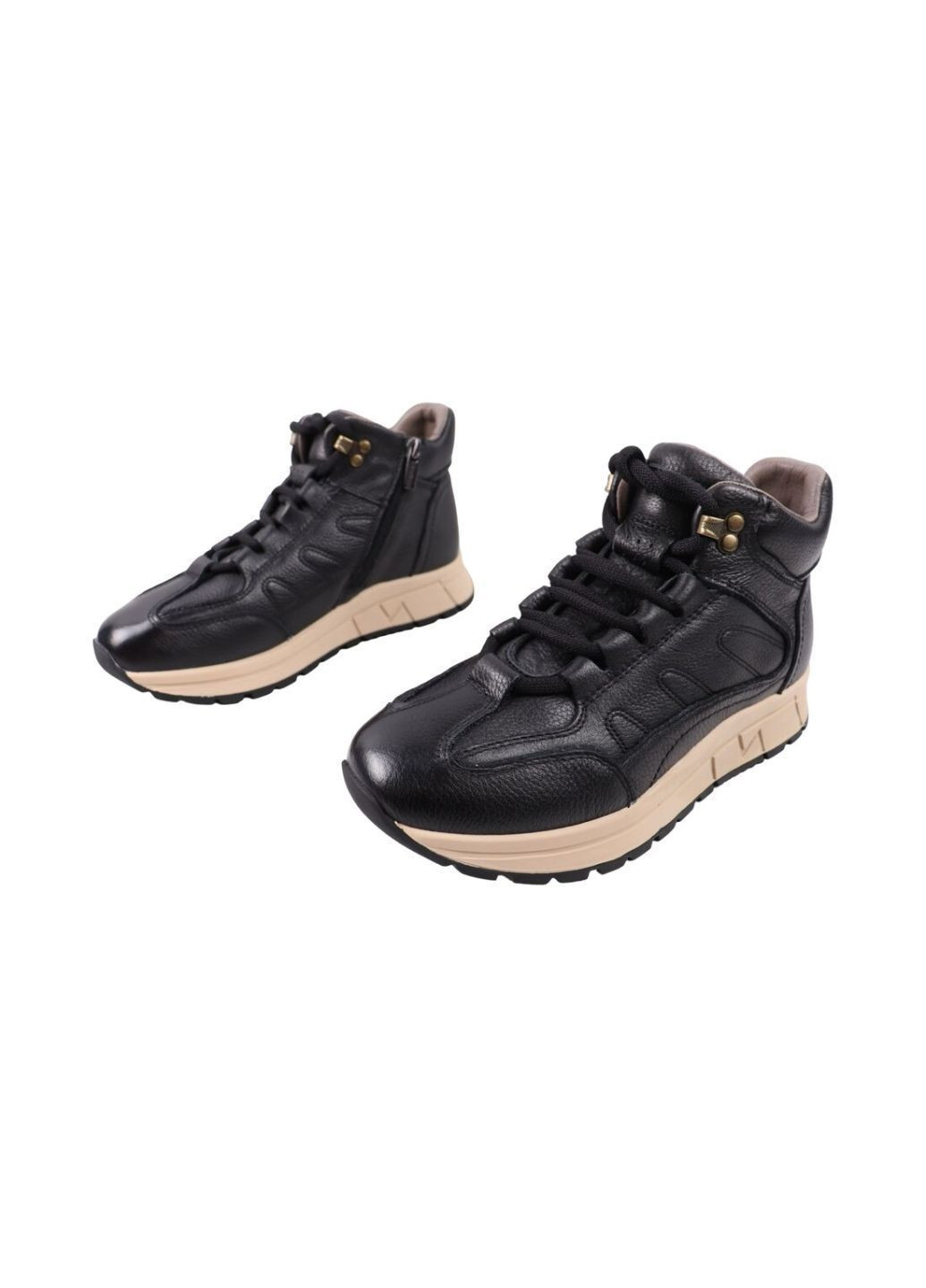 ботинки женские черные натуральная кожа Lifexpert