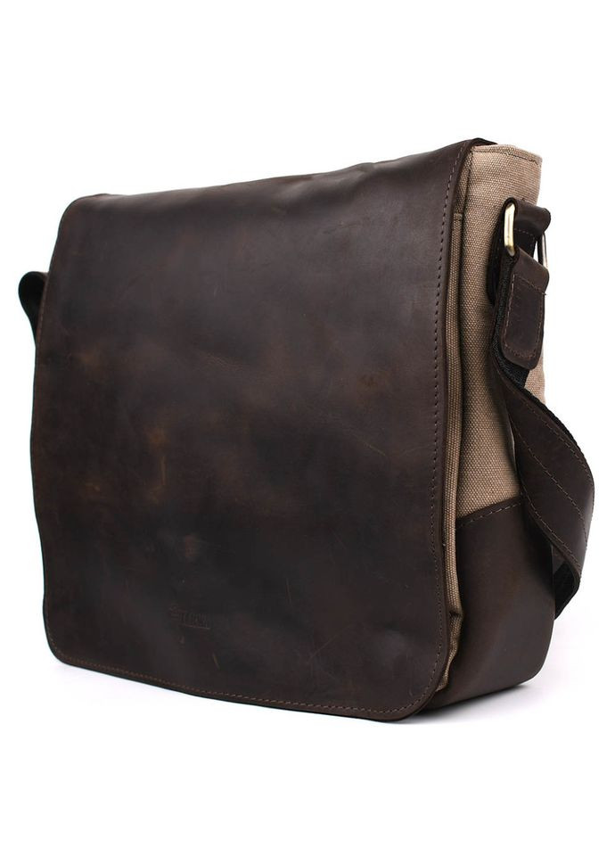 Сумка через плече розміру А4 із парусини та шкіри RCS-6601-3md TARWA (301149046)