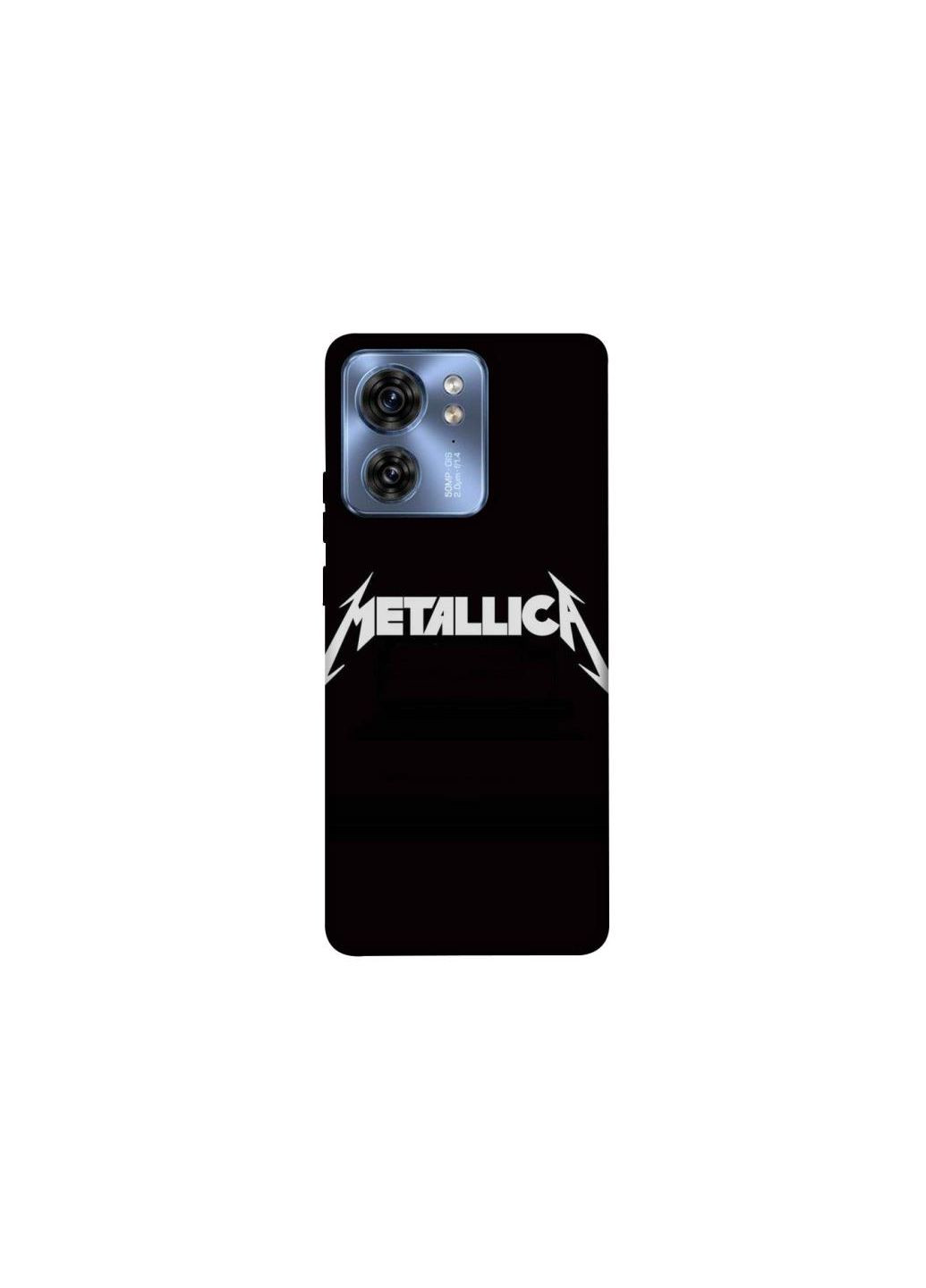 Чехол на Motorola Edge 40 Metallica logo Frontalka (361082959)