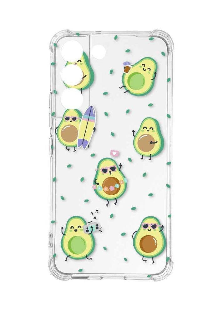 Чохол із потовщеними кутами на Samsung Galaxy S22:: Авокадо на відпочинку (принт 302) Creative (360663574)
