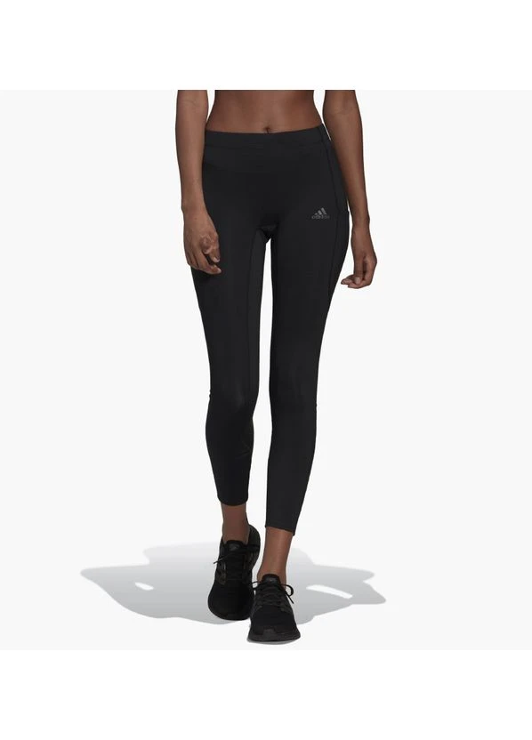 Черные летние лосины fastimpact running 7/8 tights black hb9243 adidas