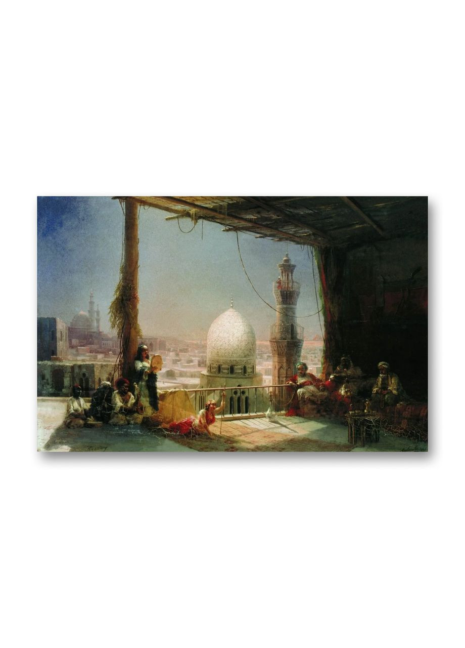 Печать на холсте Сцены из жизни Каира Иван Айвазовский 40x60 No Brand (346494166)